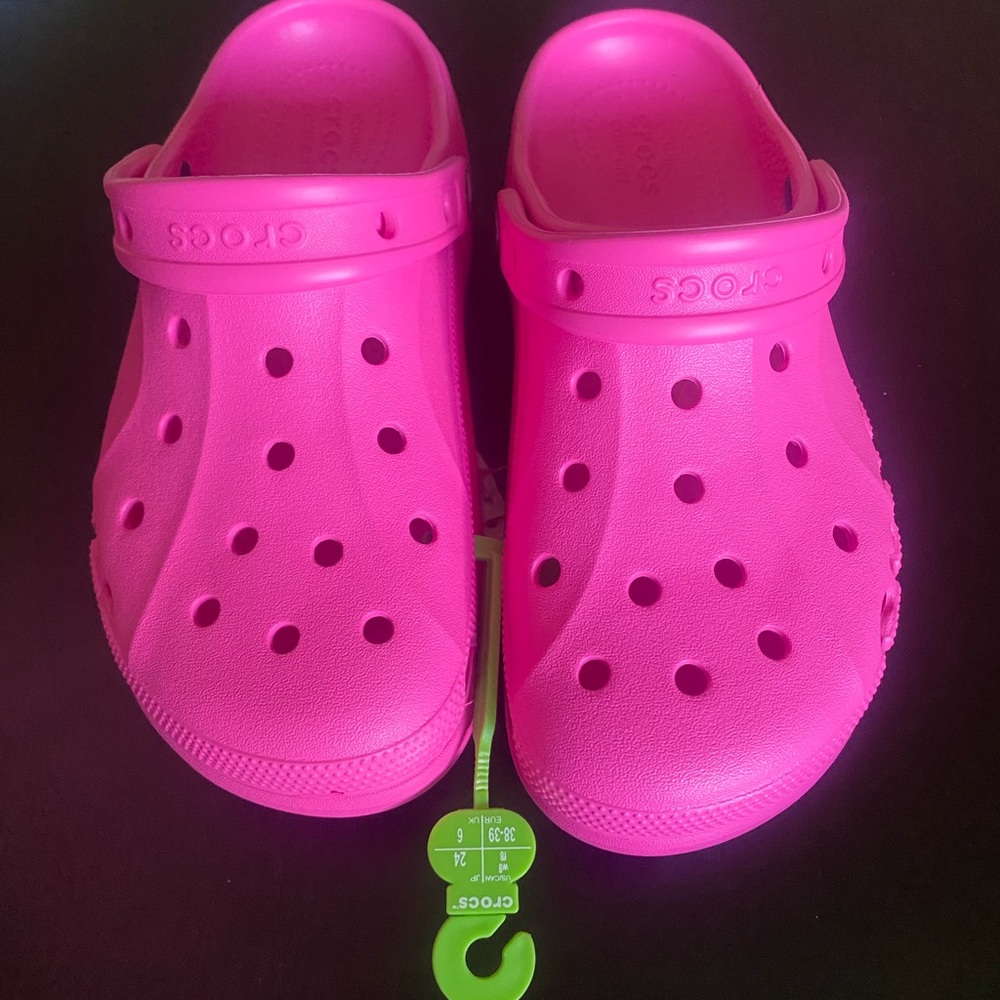 Crocs Women's Baya Platform Clogs Size W8 New - Picture 2 of 5